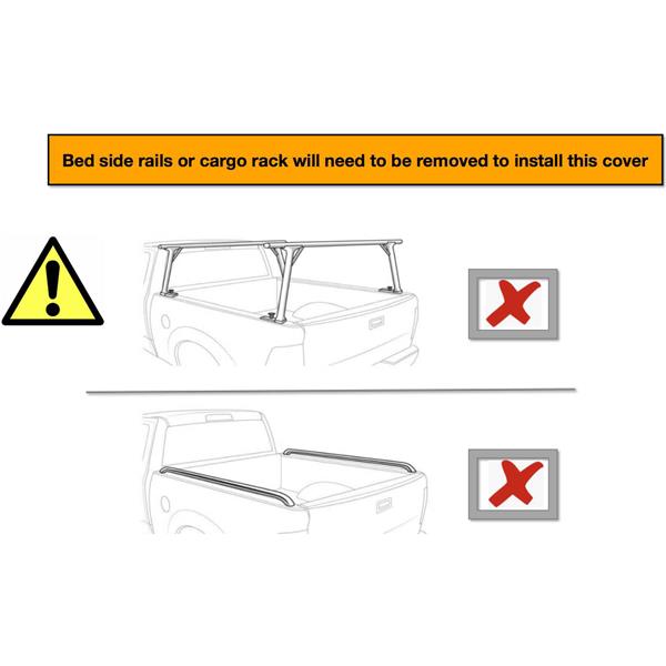 Flip Hard Folding Truck Bed Tonneau Cover Fits 2019+ DodgeRam 5'7"