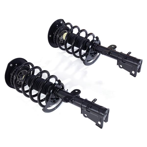 2pcs Iron Shock Absorber Assembly Black 172130R-172130L