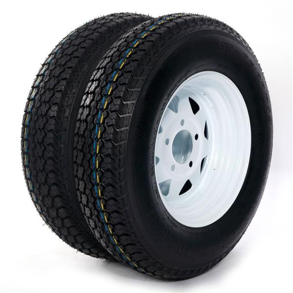 2 x Tires 175/80D13 Wheel Diameter: 13" / 33cm LRC Ply Rating: 6 Trailer Tire