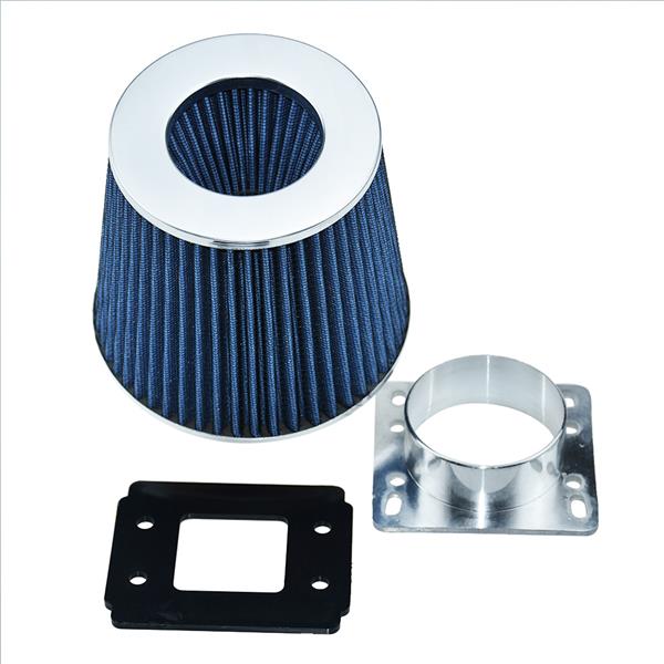 Air Inlet MAF Adapter   Blue Filter for Mazda 1990-1997 Miata MX5 1.6L / 1.8L