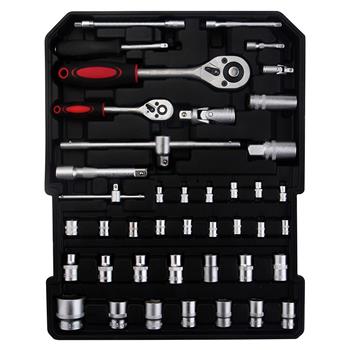 799pcs Aluminum Trolley Case Tool Set Silver 