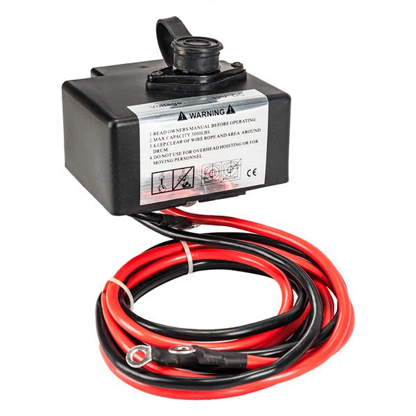 12V 3000LBS/1361KGS Electric Winch Synthetic Rope Wireless remote with warranty