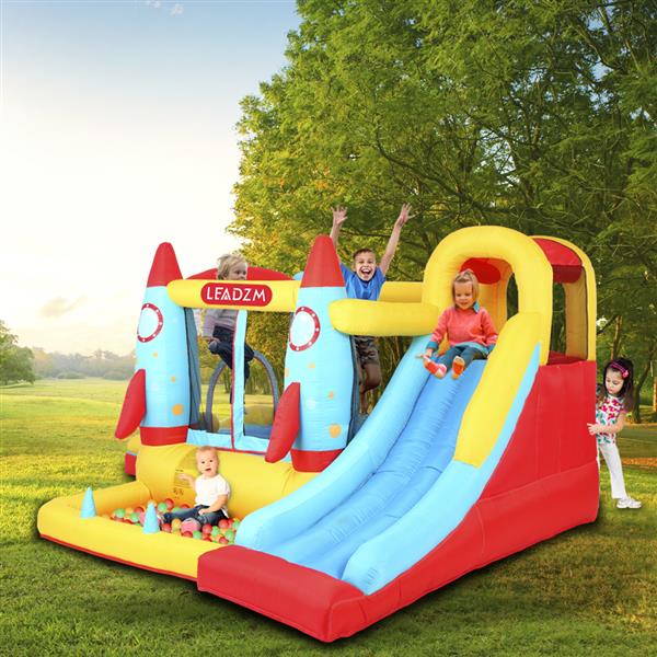 BH-113 Rocket Inflatable Castle 420D Oxford Cloth 840D Oxford Cloth Jump Surface