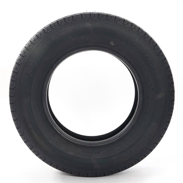 2pcs STR II ST205-75R-15-8 Spare Replacement Rubber Tires Black