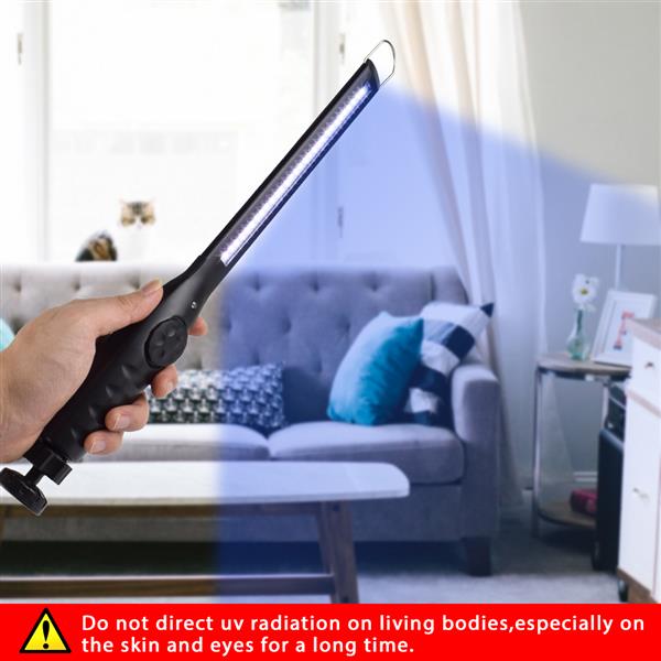5W 30灯 手动调节 紫外线 便携家用除螨 USB充电手持移动室内紫光 消毒杀菌灯  ZC001312-6