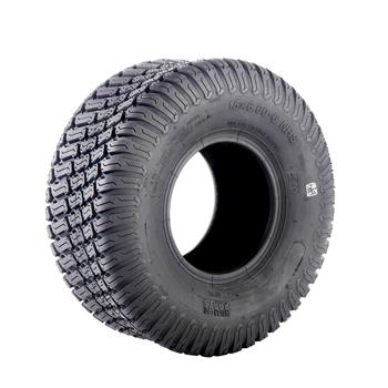 TWO (2) TIRES Tubeless 15x6.00-6 Turf Tires 4 Ply Lawn Mower Tractor