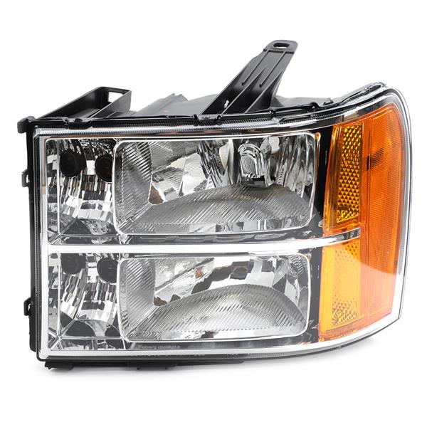 pair of clear Headlights Headlamps Warranty fit 07-2014 GMC GM2502283 GM2503283