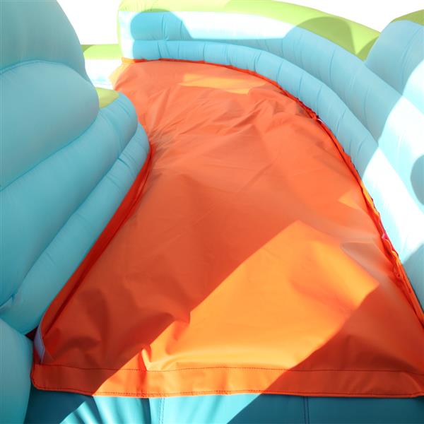 New Inflatable Bounce House, Slide Bouncer with Pool Area ,Climbing Wall, Large Jumping Area 