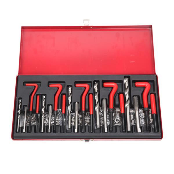 131pcs Thread Repair Set Red