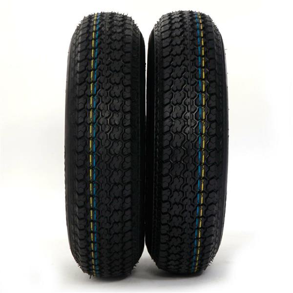 2 x Tires 175/80D13 Wheel Diameter: 13" / 33cm LRC Ply Rating: 6 Trailer Tire