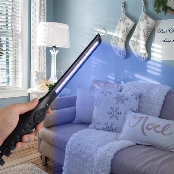 5W 30灯 手动调节 紫外线 便携家用除螨 USB充电手持移动室内紫光 消毒杀菌灯  ZC001312-9