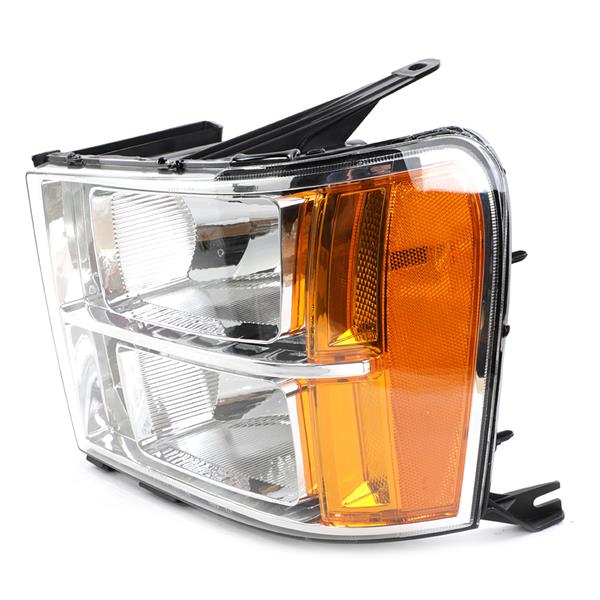 pair of clear Headlights Headlamps Warranty fit 07-2014 GMC GM2502283 GM2503283