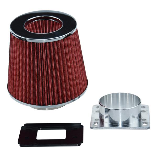 Air Inlet MAF Adapter   Red Filter for Mazda 1990-1997 Miata MX5 1.6L/ 1.8L