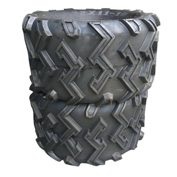 Set of(2) Rim Width: 4.5" 22X11-10 22x11x10 4PR P306 ATV UTV Tubeless Tires