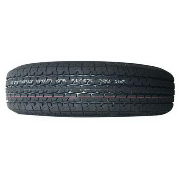 Rim Width:5" 1pcs Trailer Tire ST175/80R13 Load Range:C WR078 Tread Depth:6.5mm