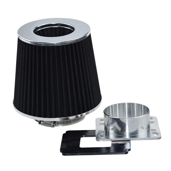 Air Inlet MAF Adapter   Black Filter for Mazda 1990-1997 Miata MX5 1.6L/ 1.8L