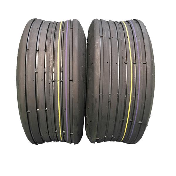 Set of 2 13x5.00-6 Rib Tires 4 ply Lawn Mower Garden Tractor 13-5.00-6 13x500x6