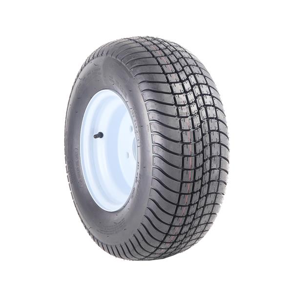 2 Trailer Tire & Rims 20.5 X 8 X 10 205/65-10 20.5/8-10 20.5/800-10 5 Lug White