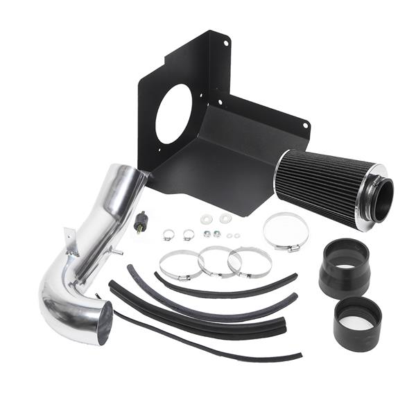 3.5" Air Intake Kit For Gmc/Chevrolet Silverado 2007-2008 Sierra 4.8L/5.3L/6.0L/6.2L V8 Black