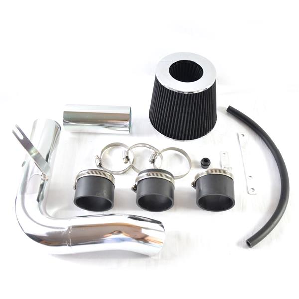 Front Air Intake Kit Pipe + Filter + Heat Shield for 2000-2005 Dodge Neon 2.0L Engine Only Black