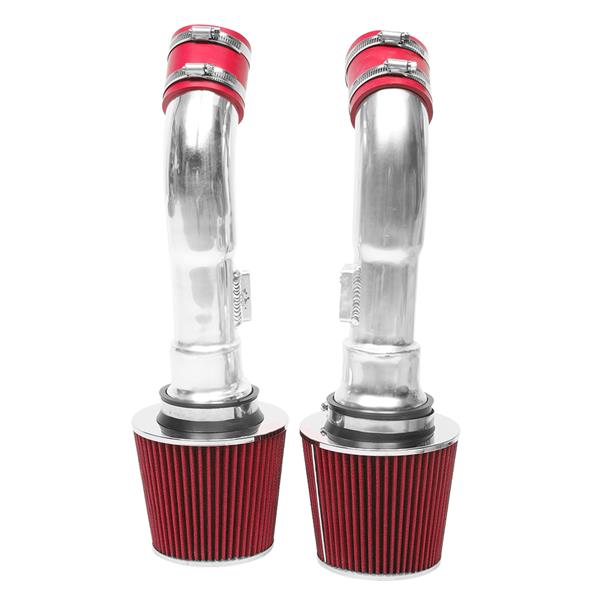 2.75" Intake Pipe With Air Filter for Nissan 370Z 2009-2019 3.7L V6 Red