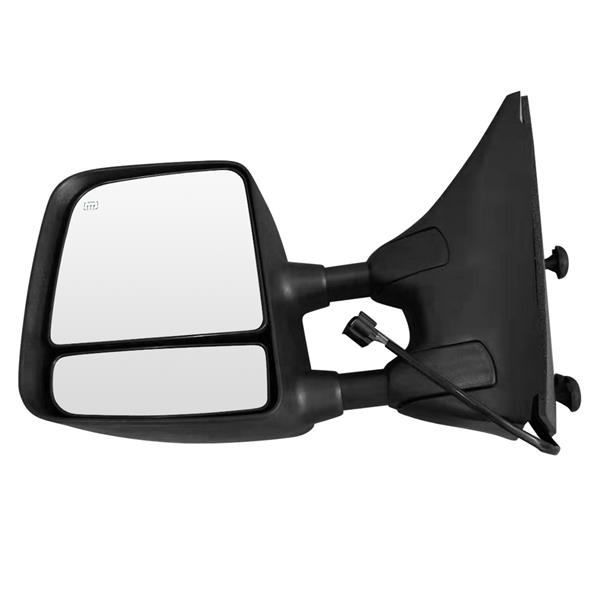 Mirror Power Heated Towing Black Driver Left Side for 04-15 Titan