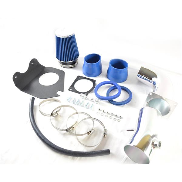 Intake Pipe with Air Filter for 1994-1995 Ford Mustang GT/ GTS 5.0L V8 Model Only Blue