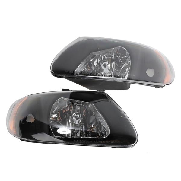 2pcs Front Left Right Headlights for Dodge Caravan/Grand Caravan 2001-2007/Chrysler Town & Country 2