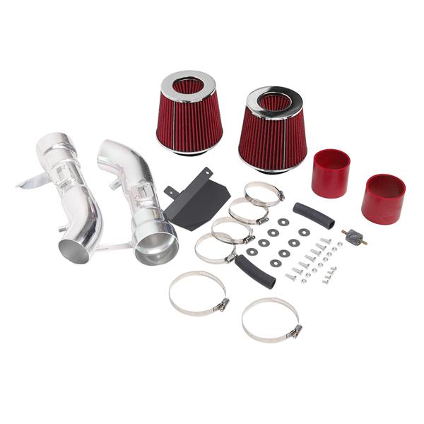 2.75" Intake Pipe With Air Filter for Nissan 370Z 2009-2019 3.7L V6 Red