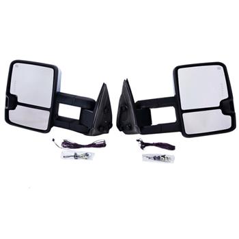 CHROME For 03-06 Chevy Silverado Sierra Towing Mirrors Power Heated Signals Pair