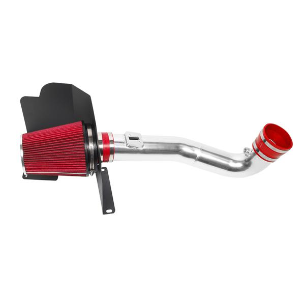 3.5" Intake Pipe With Air Filter for GMC/Chevrolet Suburban 1500 2012-2014 V8 5.3L/6.2L Red