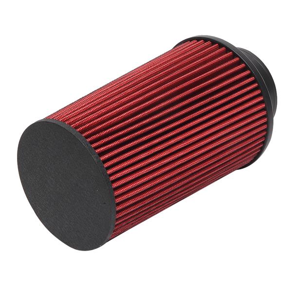 3" Intake Pipe With Air Filter Black Wrinkle   Red Filter for Gmc / Chevrolet Sonoma 1998-2003 2.2L L4 Red