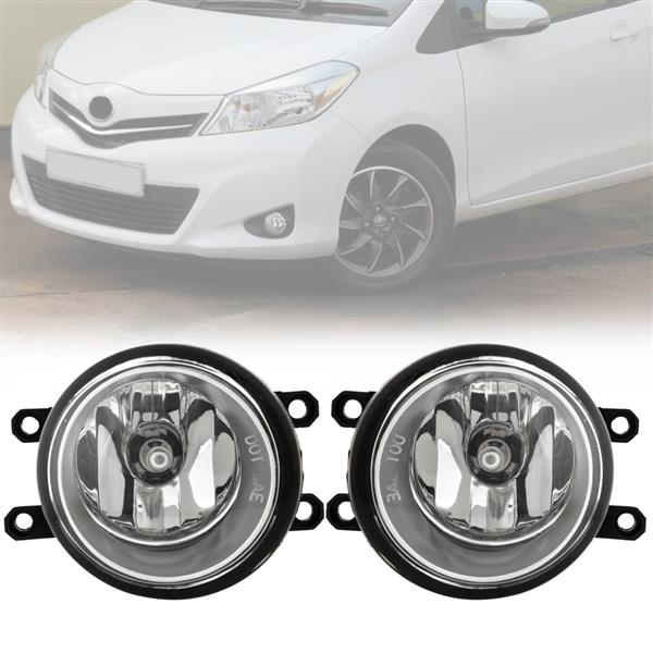 Pair of Fog Light Lamp Left Right RH LH Side Fit For Toyota Camry Yaris Lexus