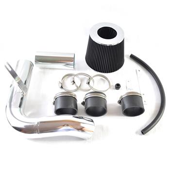 Front Air Intake Kit Pipe + Filter + Heat Shield for 2000-2005 Dodge Neon 2.0L Engine Only Black