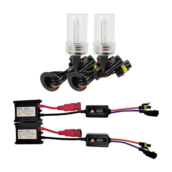 35W AC W/O CANBUS H1 6000K HID Xenon Light Kit w/ Slim Ballasts
