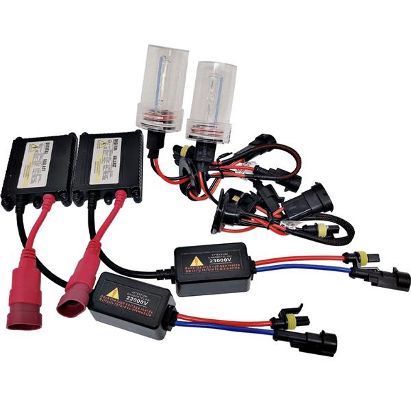 35W AC W/O CANBUS H1 6000K HID Xenon Light Kit w/ Slim Ballasts