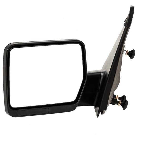 Left Driver Side For 04-2014 Ford F150 Pickup Truck Textured Manual View Mirror