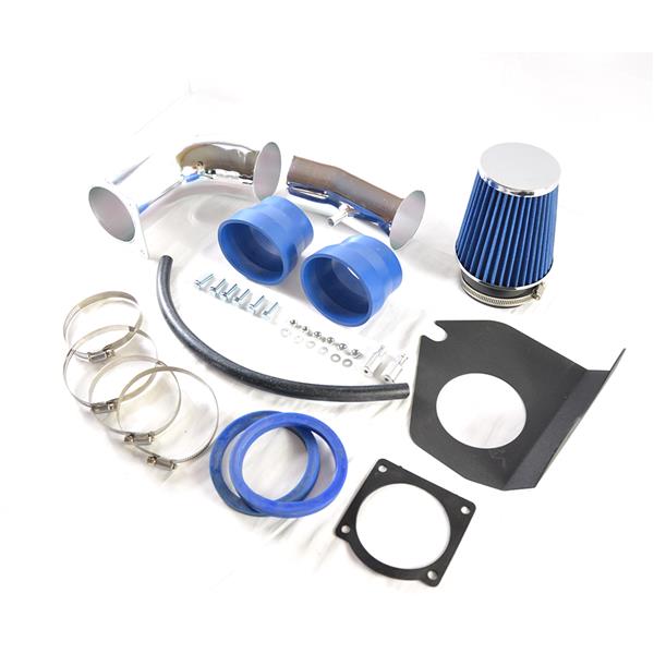 Intake Pipe with Air Filter for 1994-1995 Ford Mustang GT/ GTS 5.0L V8 Model Only Blue