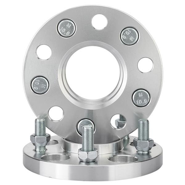 2pc Hubcentric Wheel Spacers Adapters | 5x114.3 | 12X1.25 | 66.1 CB | 15mm Thick