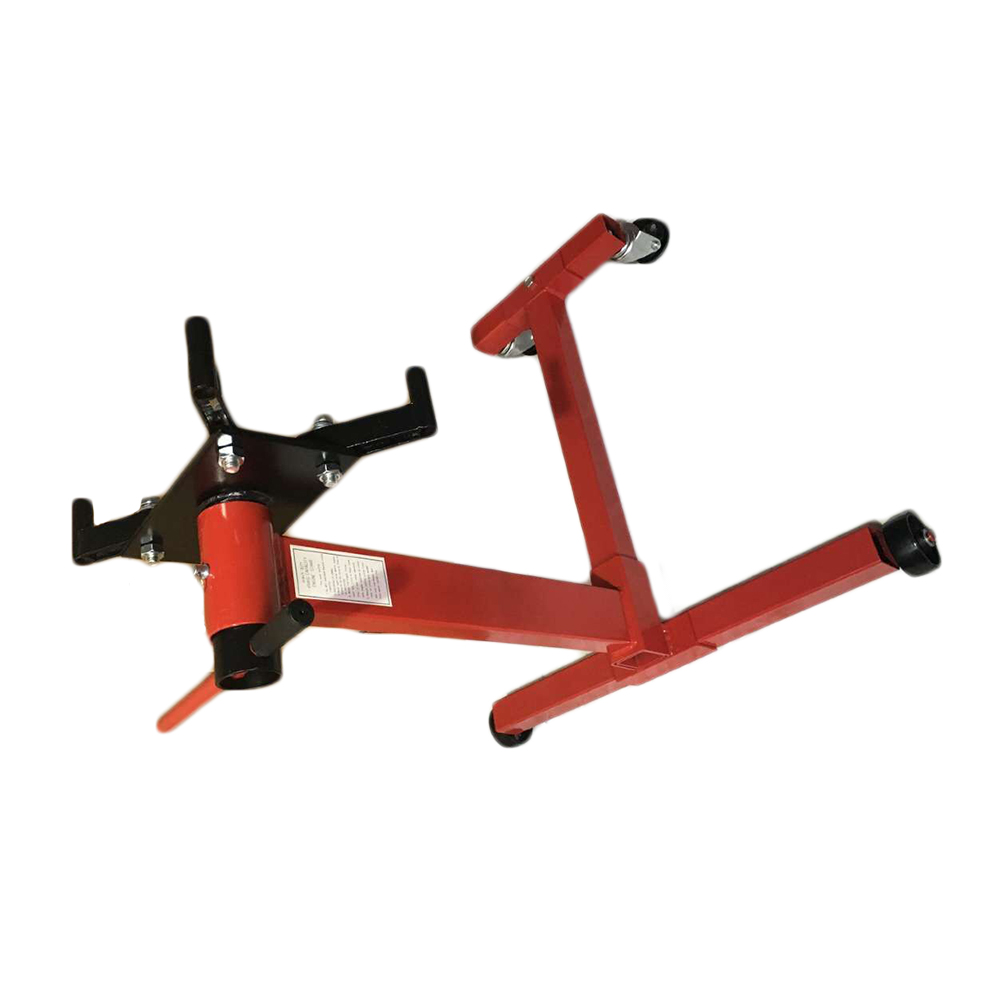 Shop Engine Stand 1000lb Pro Hoist Automotive Lift Rotating 4 Leg Type Motor Red view 4