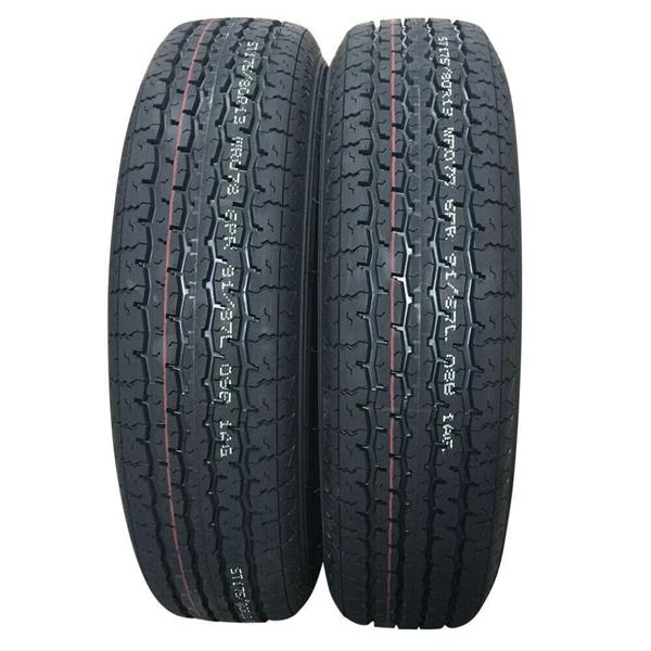 2 New Trailer Tire ST175/80R13 Radial 8PR Load Range D