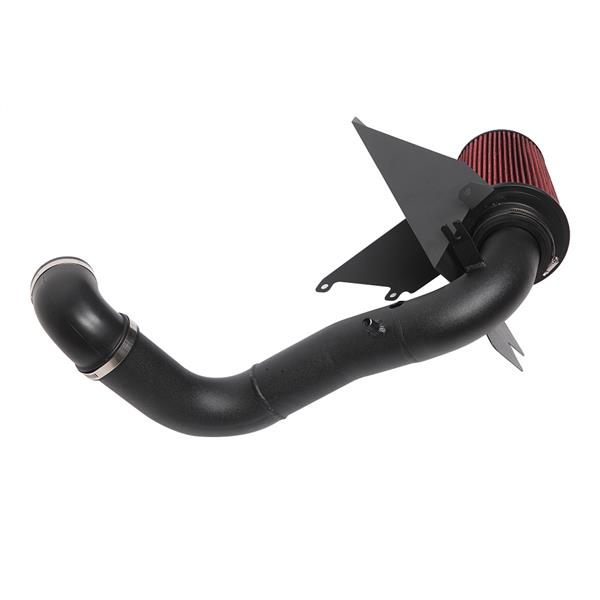 3" Intake Pipe With Air Filter Black Wrinkle   Red Filter for Gmc / Chevrolet Sonoma 1998-2003 2.2L L4 Red