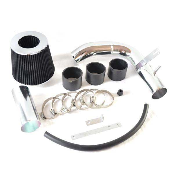 Front Air Intake Kit Pipe + Filter + Heat Shield for 2000-2005 Dodge Neon 2.0L Engine Only Black