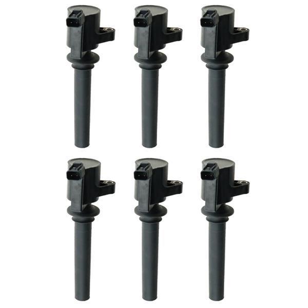 PACK 0F 6 IGNITION COIL T1105F DG500 FD502 FOR Ford Escape Mazda Mercury 3.0L V6