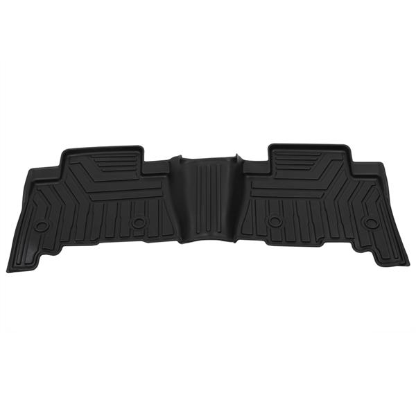 Floor Mats Compatible for 2013-2020 Toyota 4Runner, 2014-2020 Lexus GX460 All Weather Protector Mat Accessories Front Rear 2 Row Seat TPE Slush Liner Black