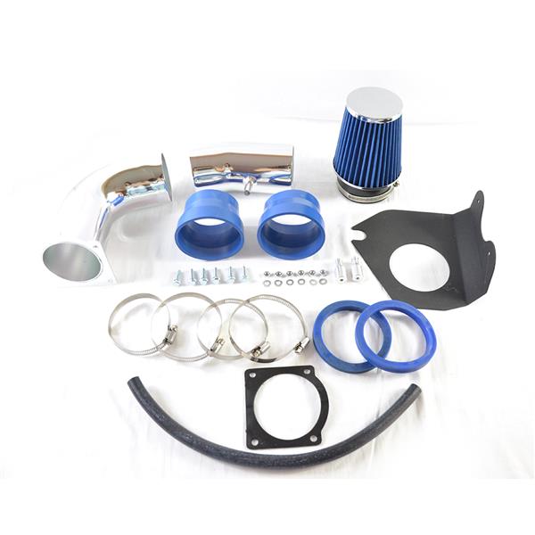 Intake Pipe with Air Filter for 1994-1995 Ford Mustang GT/ GTS 5.0L V8 Model Only Blue