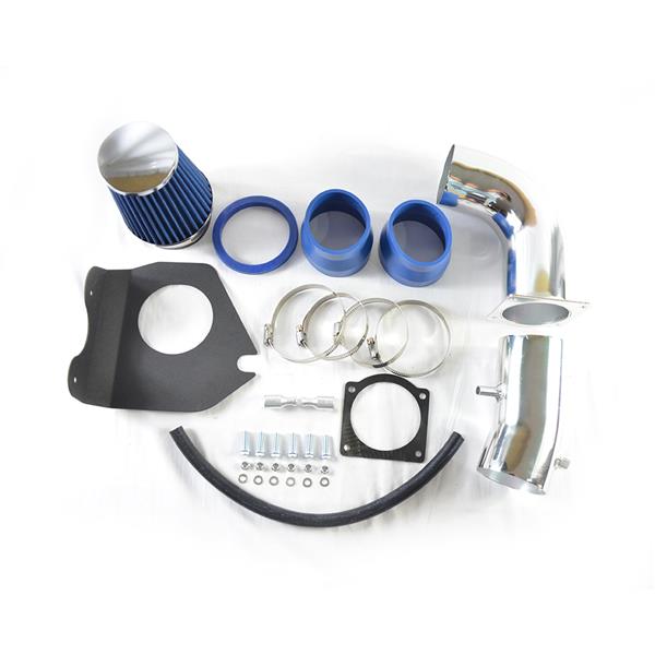 Intake Pipe with Air Filter for 1994-1995 Ford Mustang GT/ GTS 5.0L V8 Model Only Blue