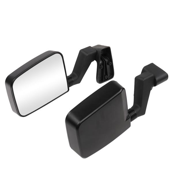 Manual Rear View Mirrors For 1987-2002 Jeep Wrangler Passenger Driver Side Pair