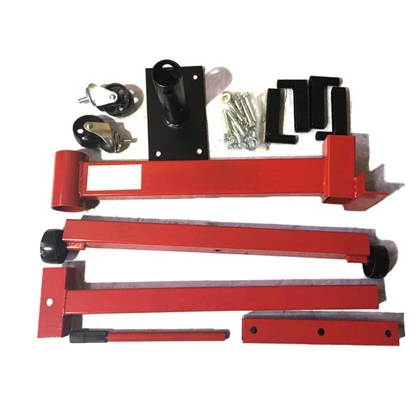 New Shop Engine Stand 1000lb Pro Hoist Automotive Lift Rotating 4 Leg Type Motor Red