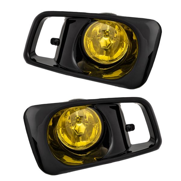 For 1999 2000 Honda Civic Si Fog Lights Lamp Yellow